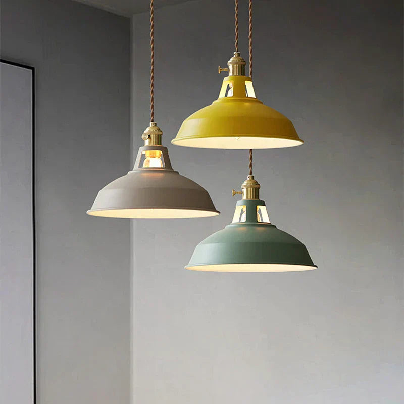 BowLift | Nordic industrial LED pendant lamp Retro