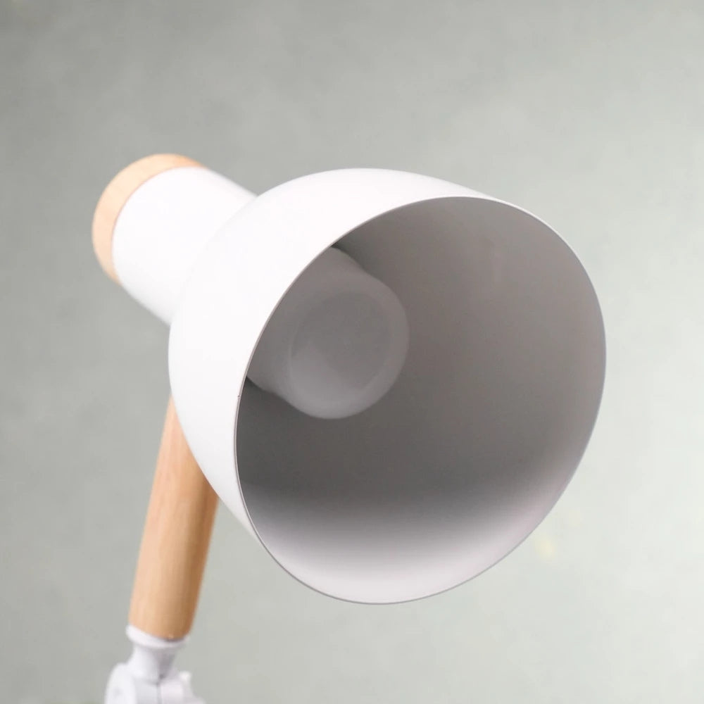 BowLift | Nordic Iron Wood LED Table Lamp