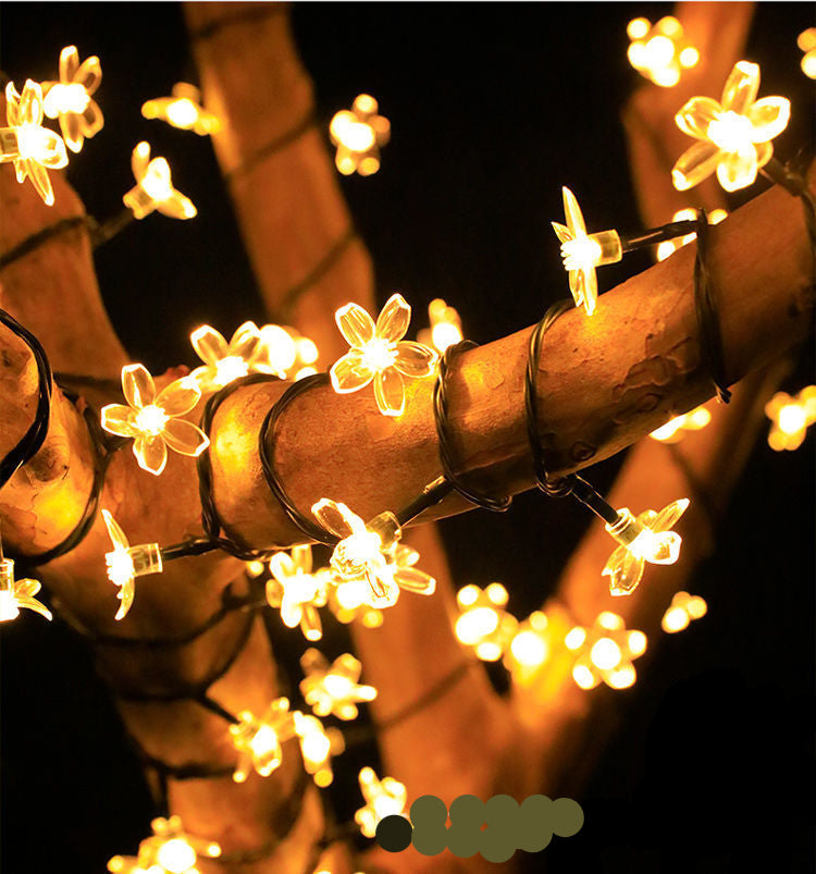 BowLift | Solar flower light chain for the garden