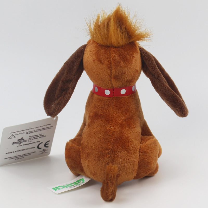 Green Plush Grinch Christmas Doll