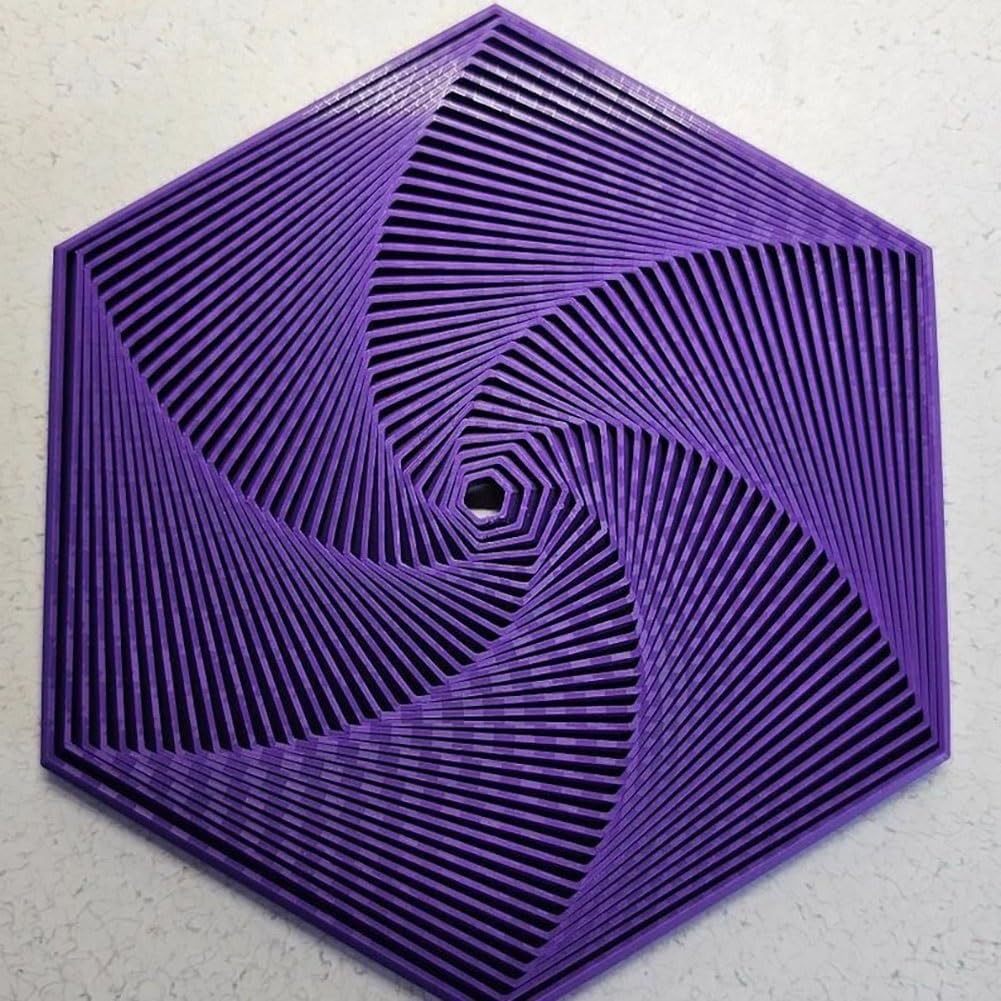 BowLift | 3D-printed Fractal Fidget Hexagon