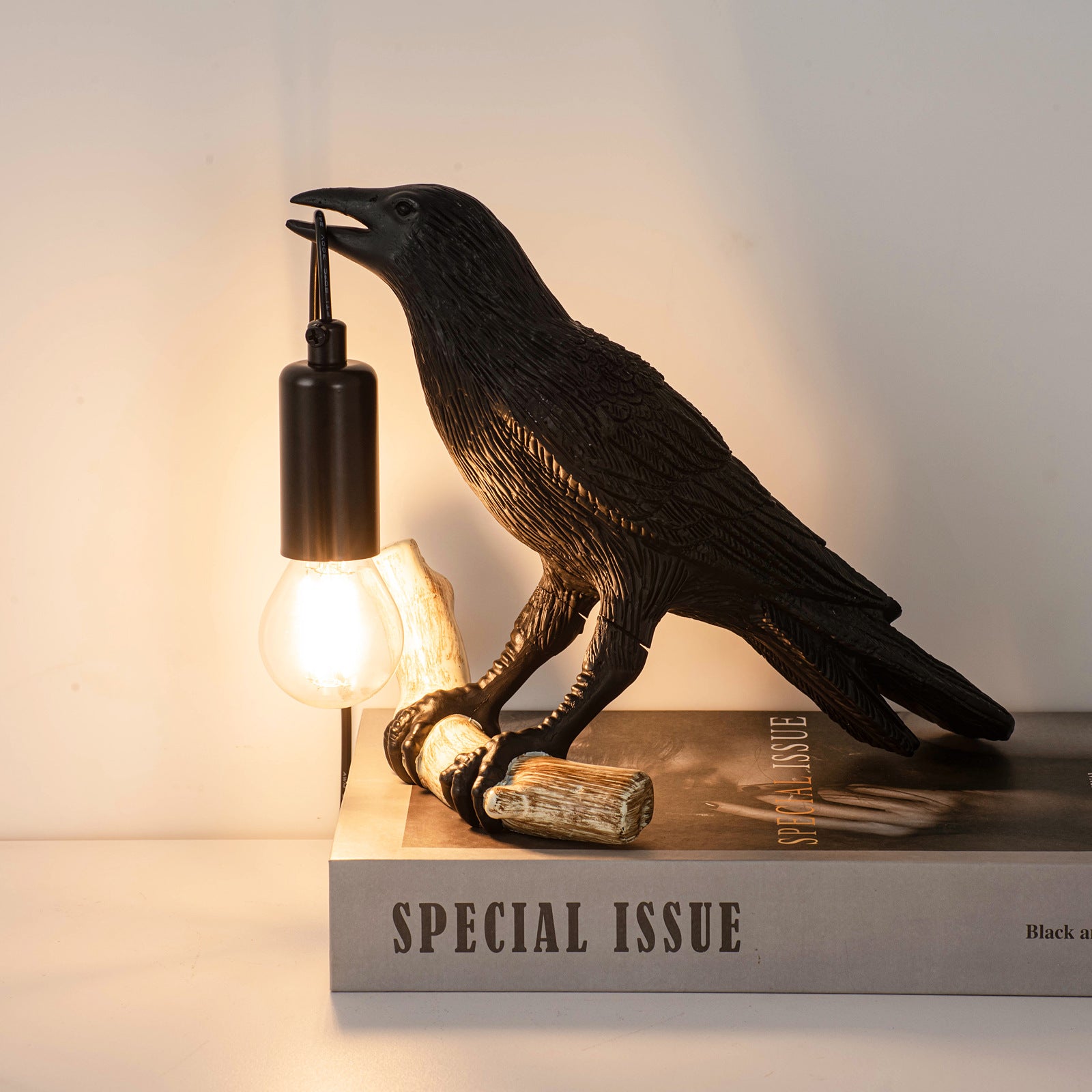 Creative Bird Table Lamp Bedside Night Light Living Room Bedroom Ambience Mini Lamp