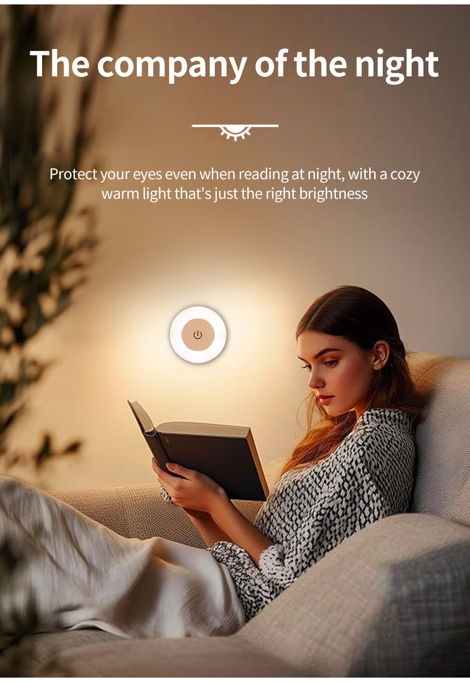 Touch-Sensor Rechargeable LED Night Light