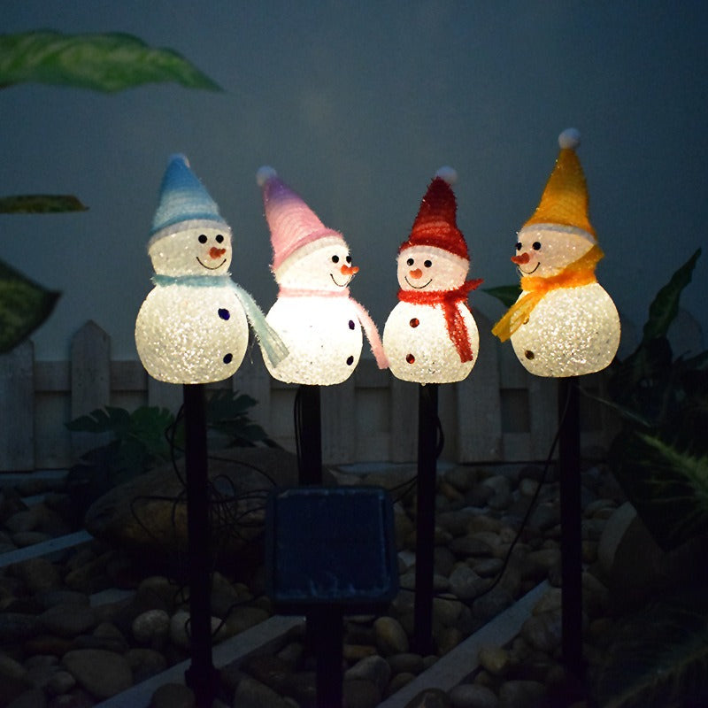 BowLift | Super Cute Waterproof Solar Power Snowman Lamp