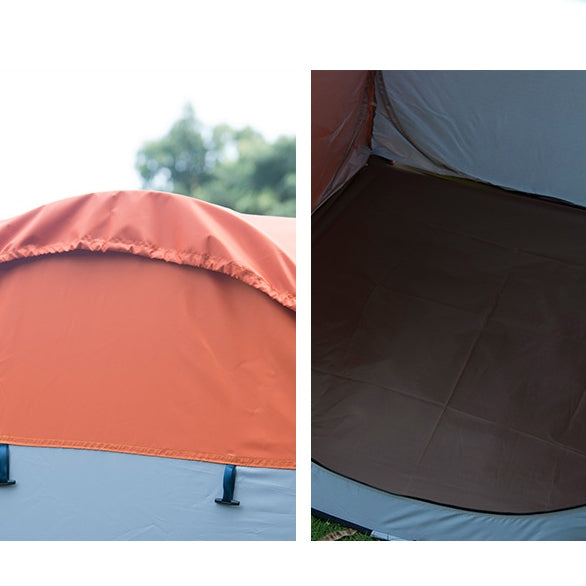 BowLift | Clothing Change Tent with Window, Single, Size: 190x120x120cm (Orange)