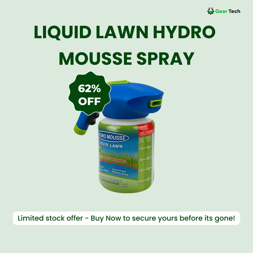 BowLift | Liquid Lawn Hydro Mousse Spray On Grass Seed | Easy Application for Patchy Lawns & High-Traffic Areas