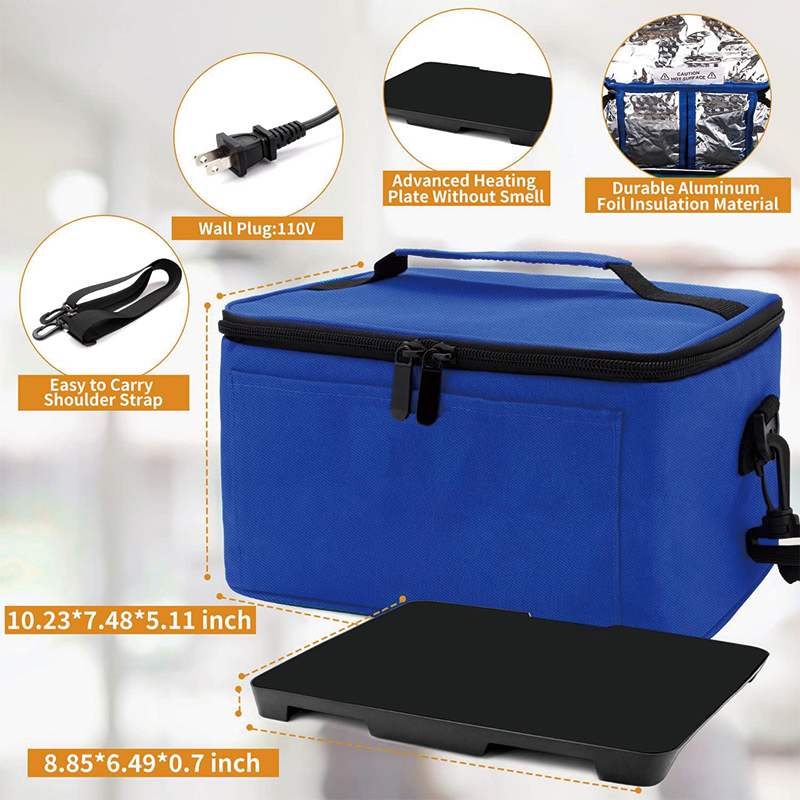 BowLift | 110V Office Food Warmer Lunch Boxes, Mini Heated Lunch Box Warmer for Work Reheating and Cooking Meals in Office/Travel/Hotel