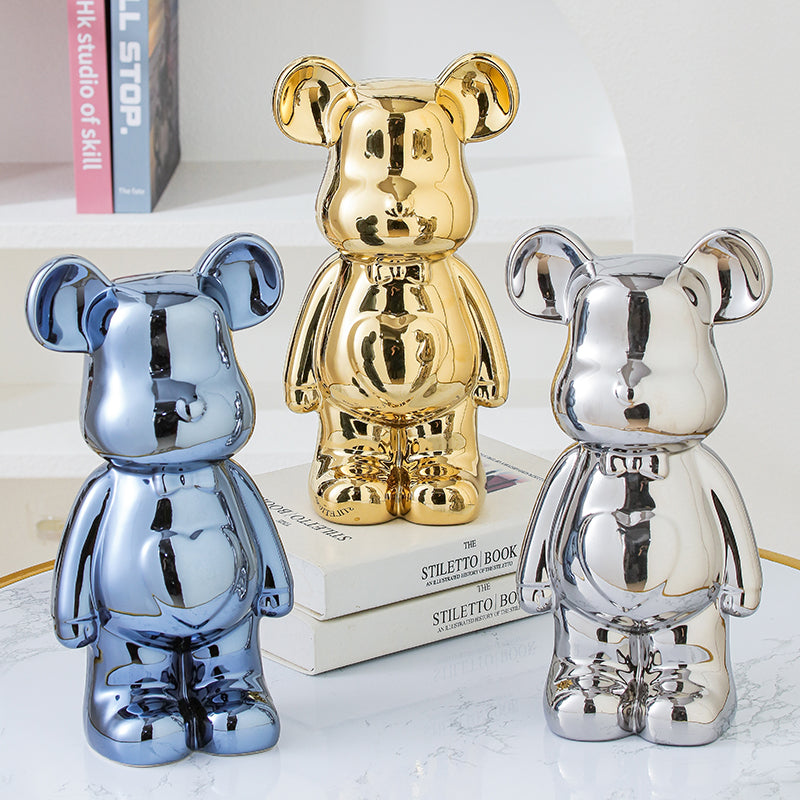 BowLift | Elegant Teddy Bear Figure for Modern Decoration