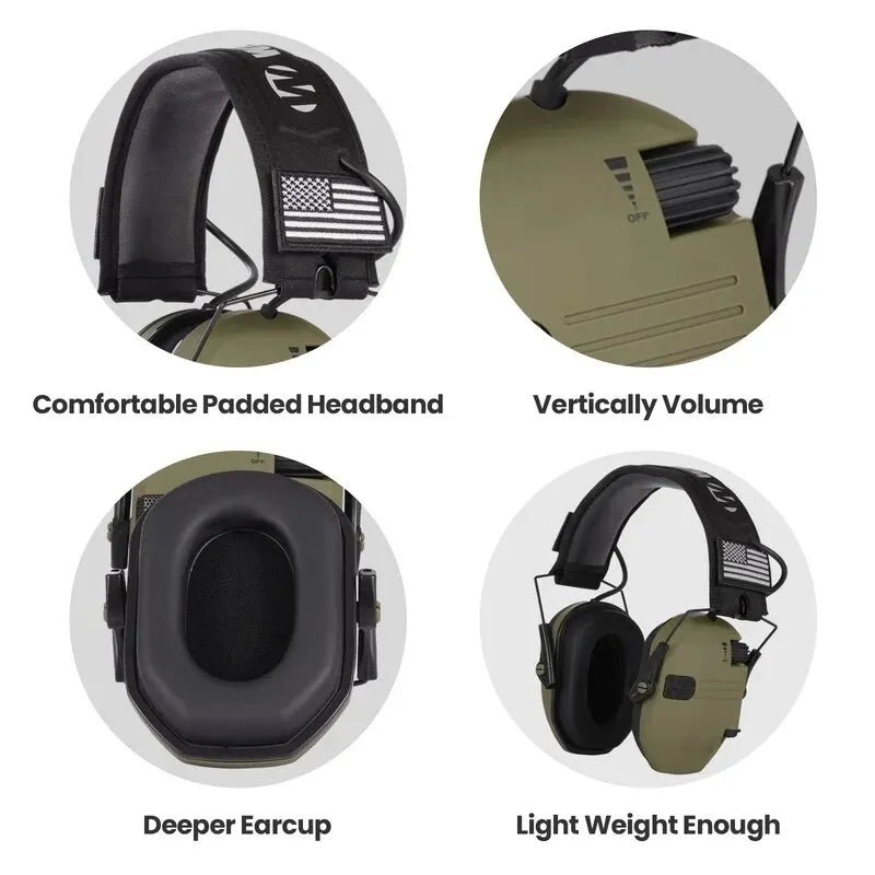 BowLift | Protective Shooting Headphones | Active Noise Reduction, Lightweight & Comfortable for Shooting Activities