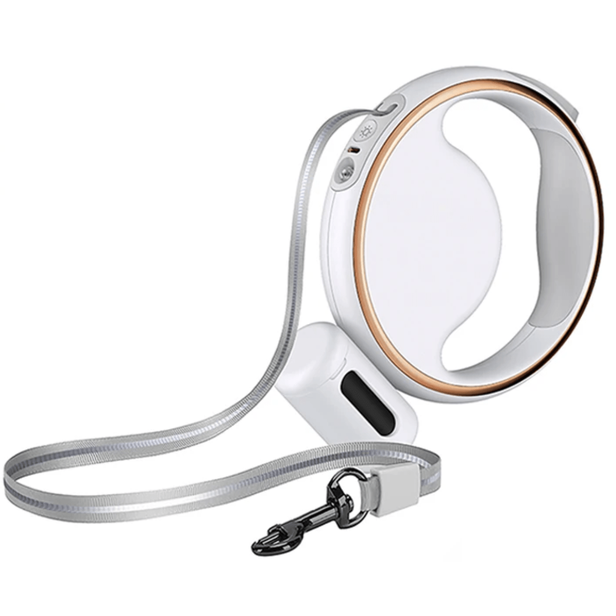 BowLift | Automatic dog lead with LED light & poo bag holder for stress-free walks