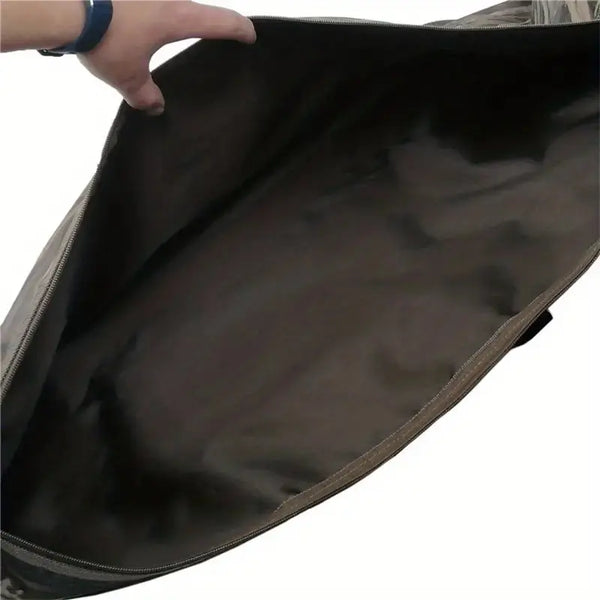 BowLift | Fishing Rod Carry Bag – Foldable, Lightweight & Durable Storage with 5-Rod Capacity (Army Green)