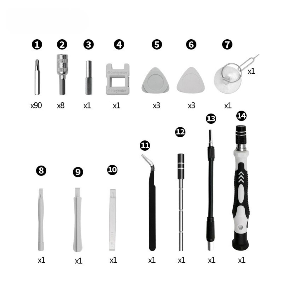 BowLift | 115in1 Screwdriver Set