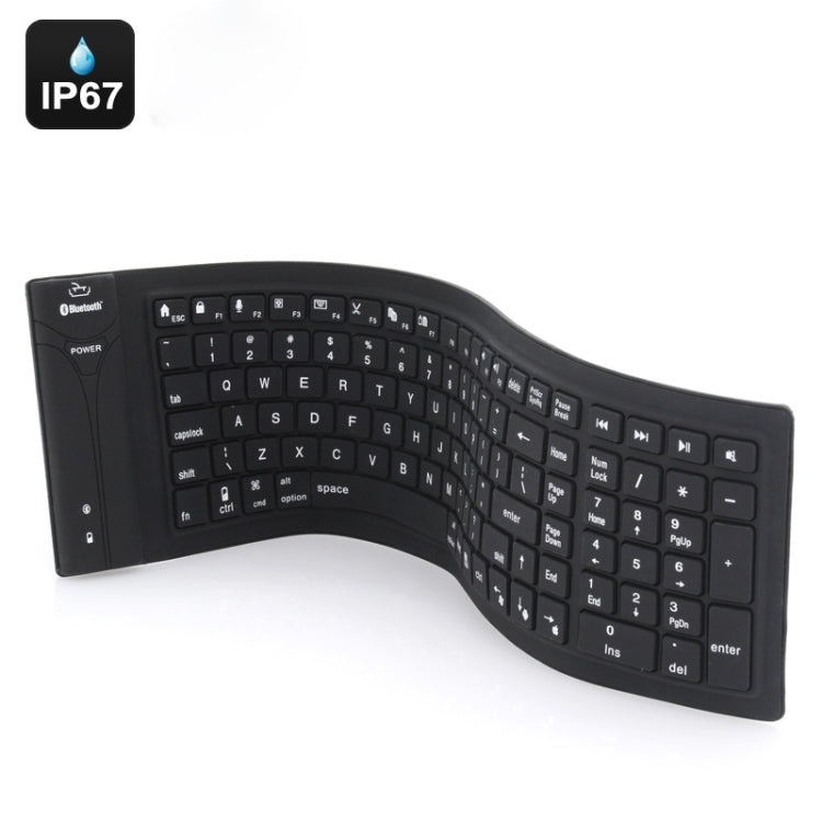 BowLift | JA-11 108-Key Foldable Silicone Bluetooth Keyboard