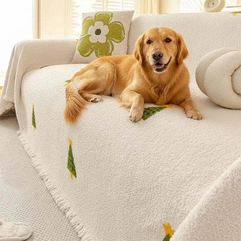 BowLift | Christmas plush sofa blanket with festive tree design and ultra-soft comfort