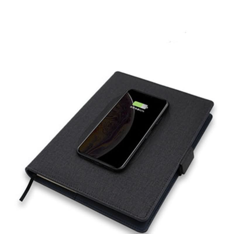 BowLift | A5 Leather Notebook with Wireless Charging Function