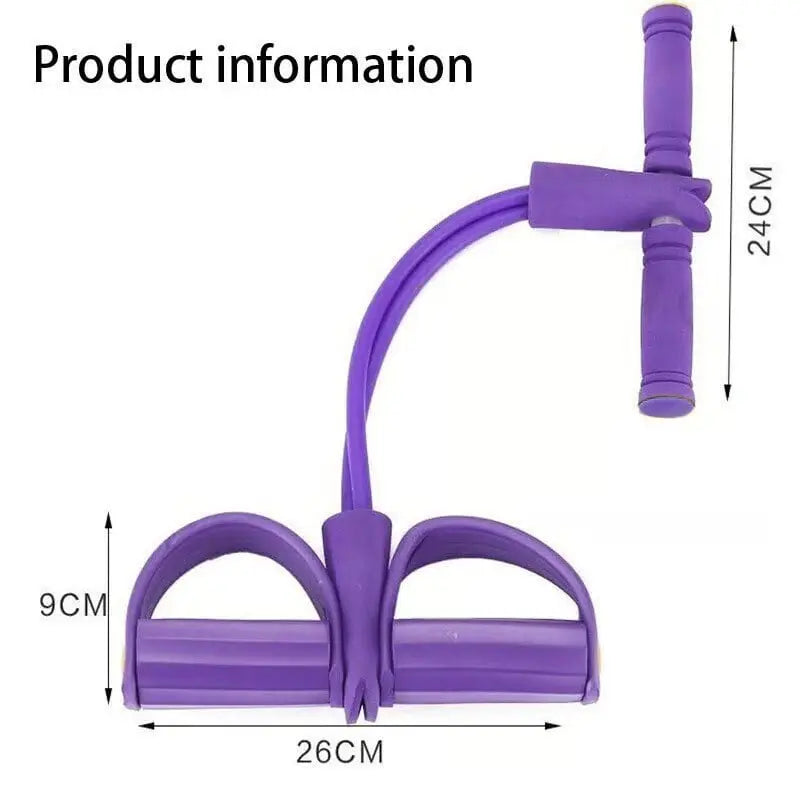 BowLift | Pedal-Fitness band with ankle pull – Full body training anytime & anywhere