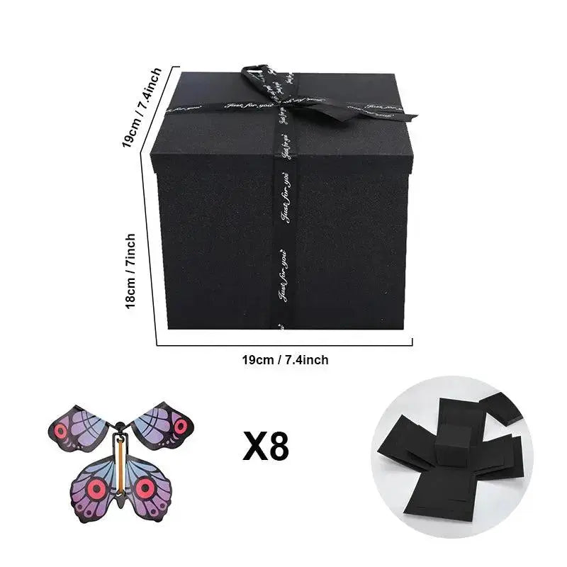 BowLift | Personalized Explosion Box (+ 8 Free Butterflies) – A Treasure Full of Memories