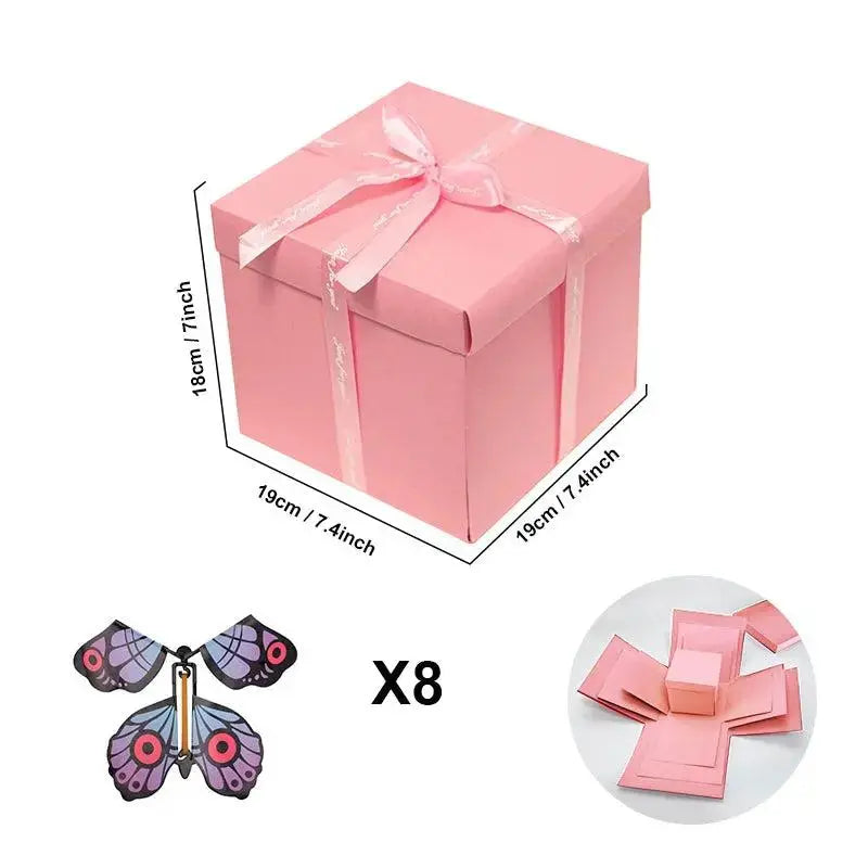 BowLift | Personalized Explosion Box (+ 8 Free Butterflies) – A Treasure Full of Memories
