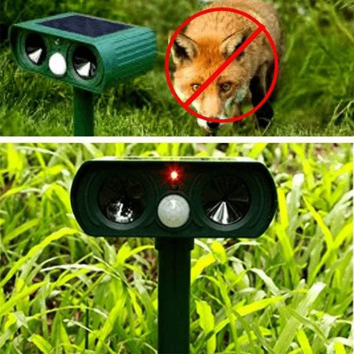 BowLift | Infrared Solar Powered Animal Pest Repeller for Deer Reptile Squirrel Deterrent to Get Rid of Mouse
