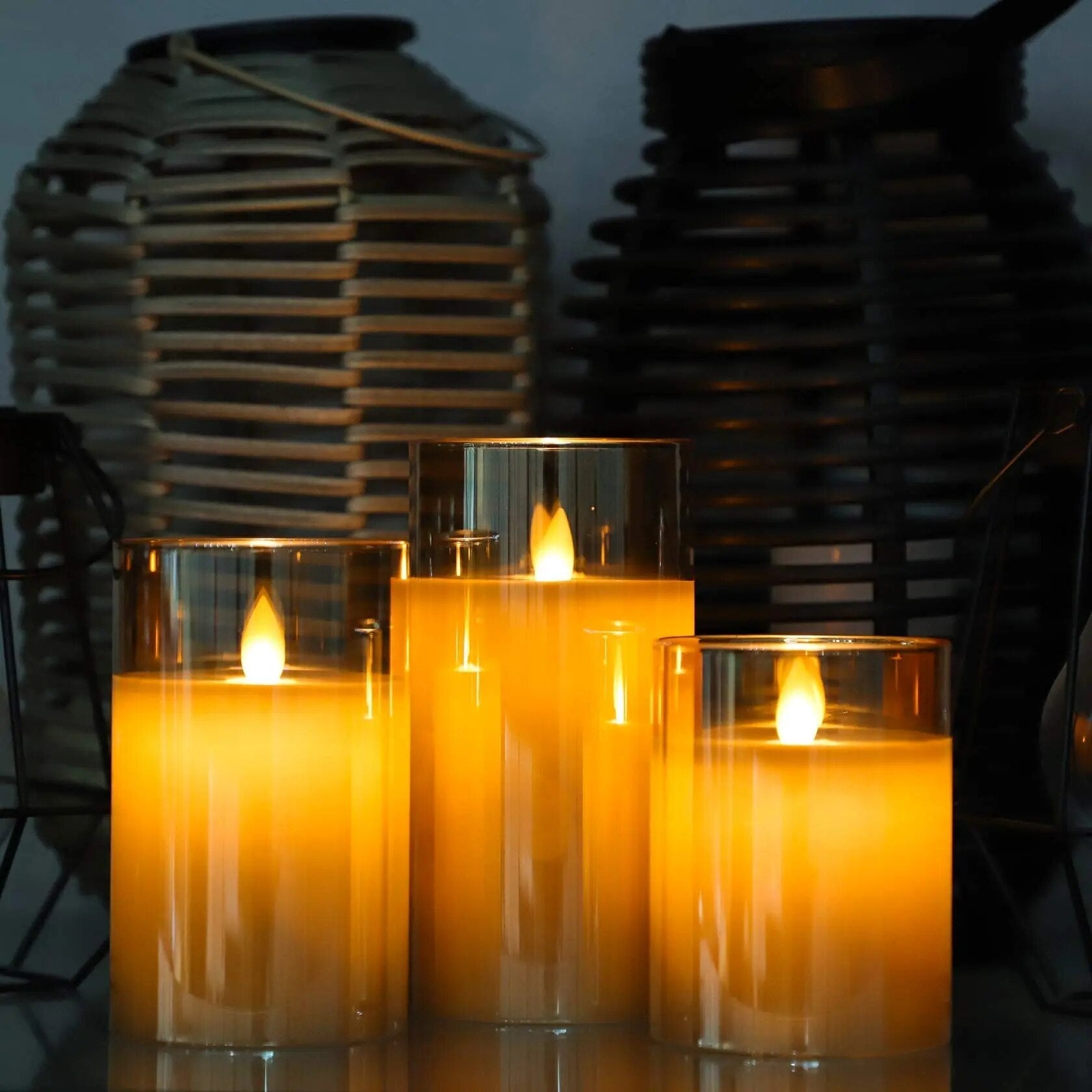 BowLift | AuraFlame - Flameless Candle Set