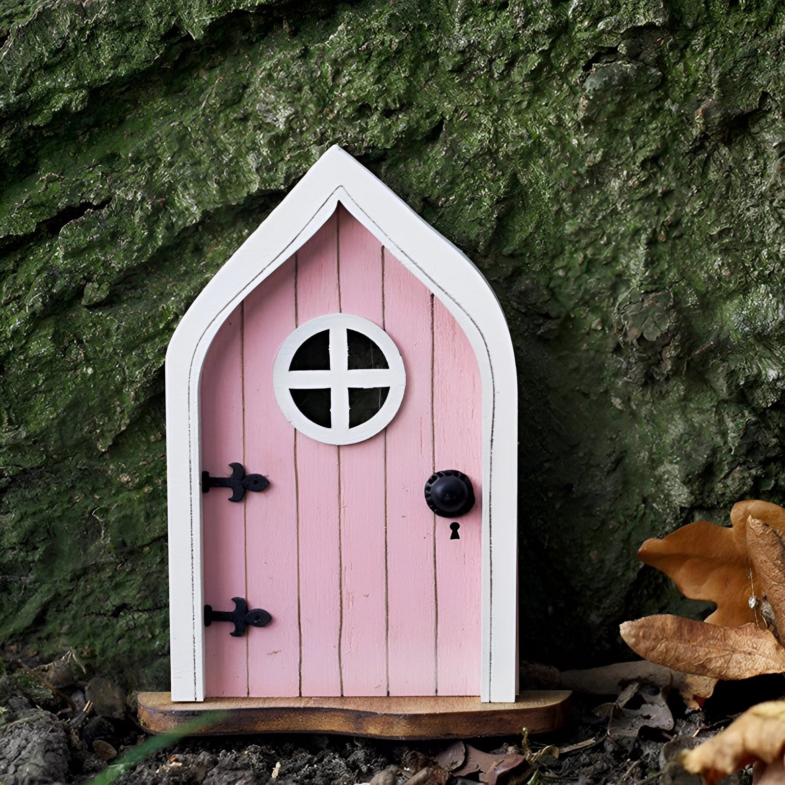 BowLift | Garden Ornament Miniature Wooden Fairy Door