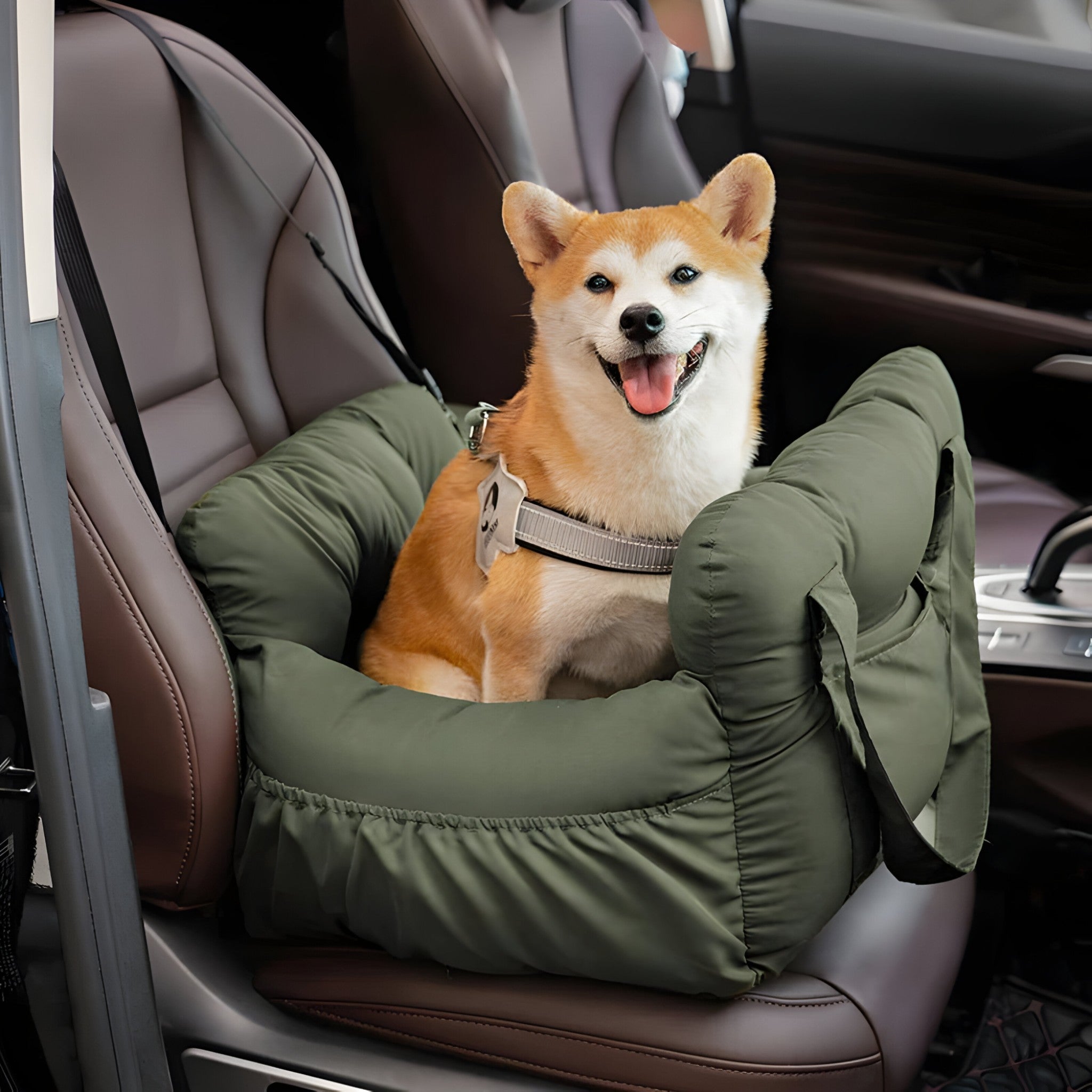 BowLift | ComfyRide | Dog Car Seat Bed – Safe, Soft & Travel-Friendly Pet Carrier