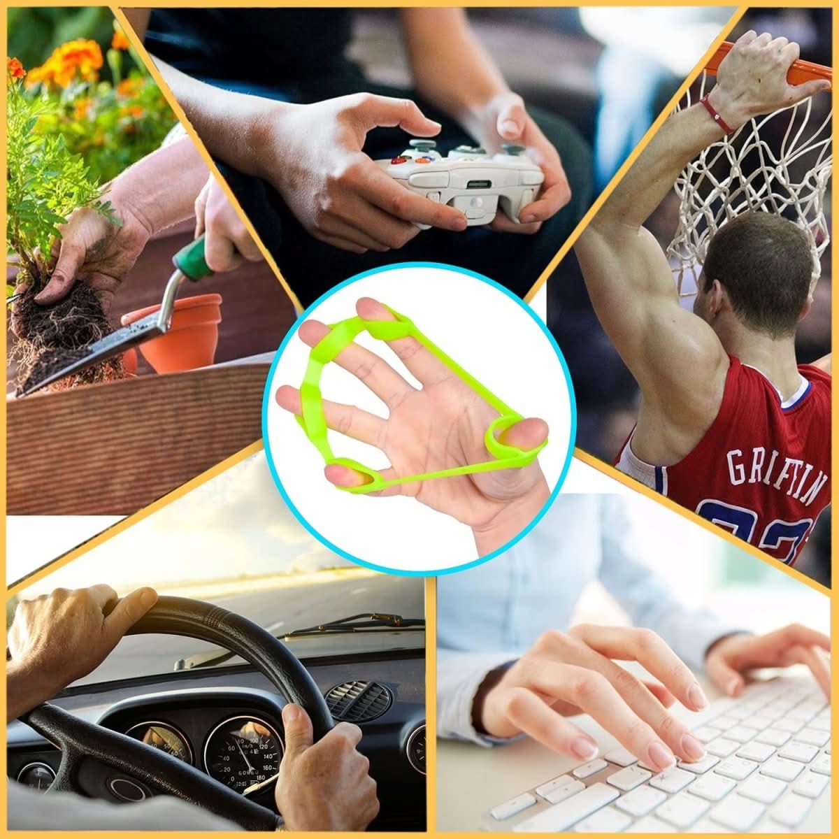 BowLift | 6-piece hand trainer set for better grip strength & pain relief