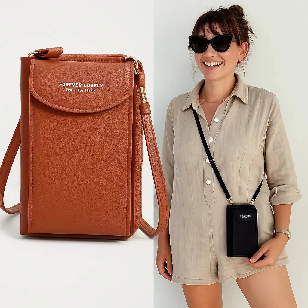 BowLift | Practical Clutch Wallet with Shoulder Strap – Removable & Versatile to Wear