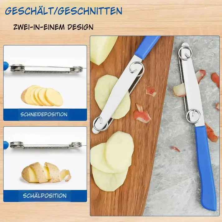 BowLift | Practical Kitchen Set 3-in-1 – Peeler, Spiral Cutter & Citrus Juicer in one