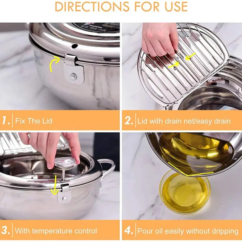 BowLift | Precision Stainless Steel Fryer – Perfect, Crispy Results