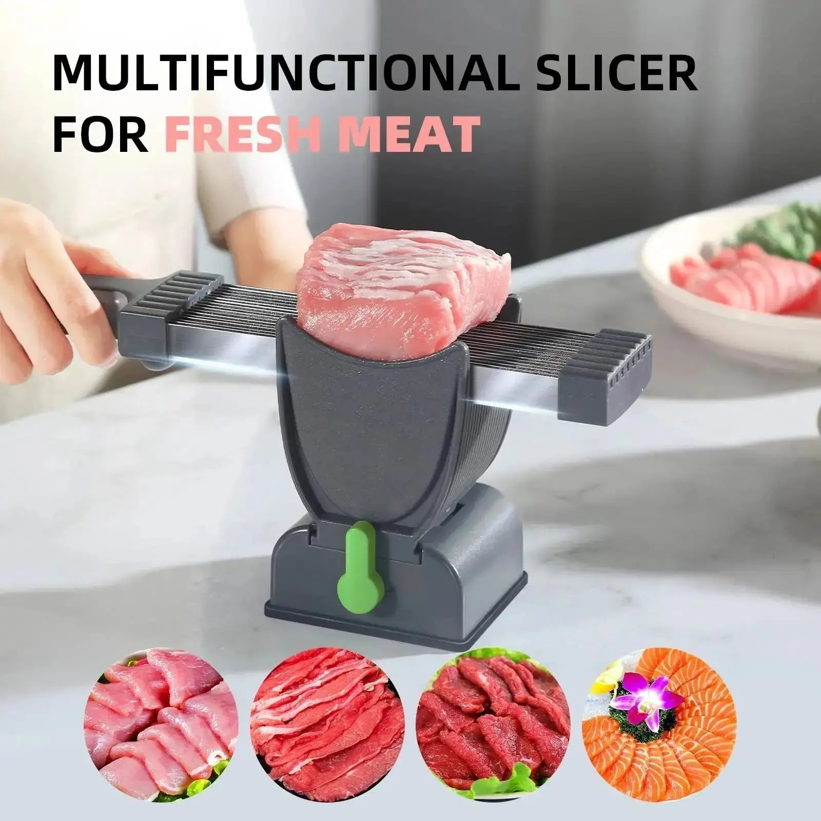 BowLift | Precise 17-blade meat slicer – uniform professional slices