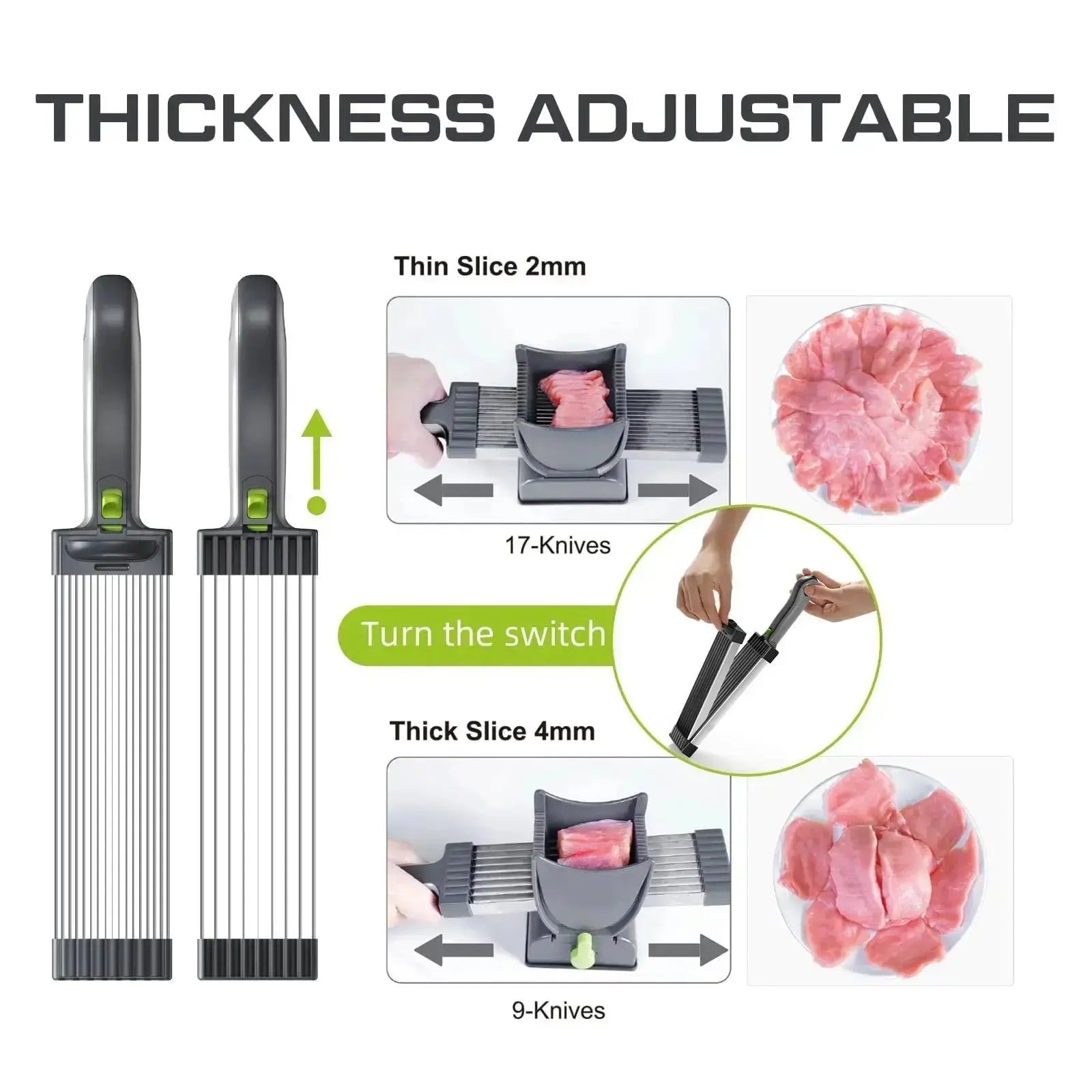 BowLift | Precise 17-blade meat slicer – uniform professional slices