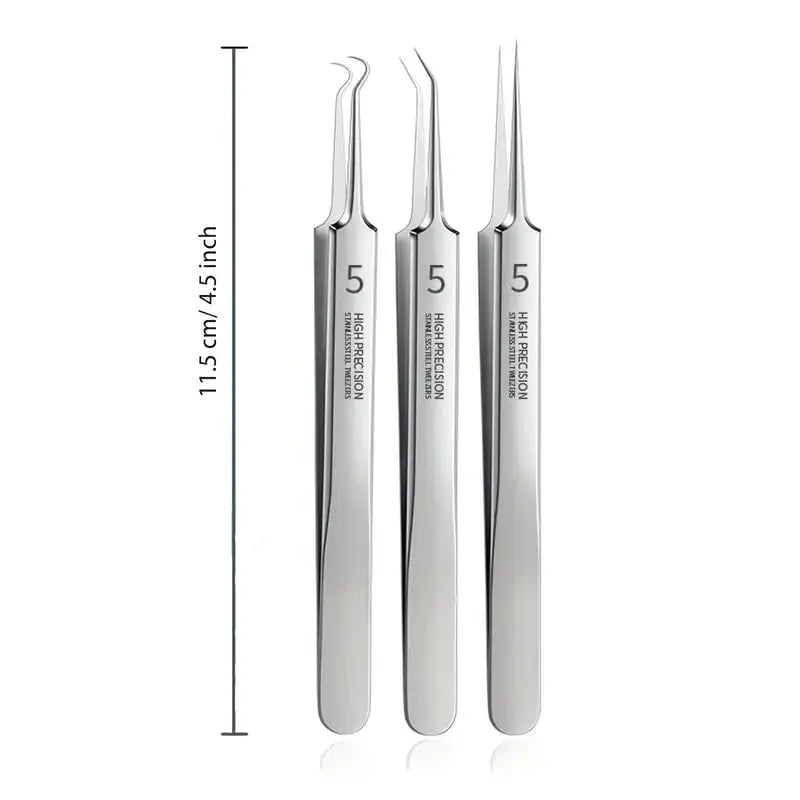 BowLift | Precision Tweezer Set – Acknowledge tools made of stainless steel for flawless skin