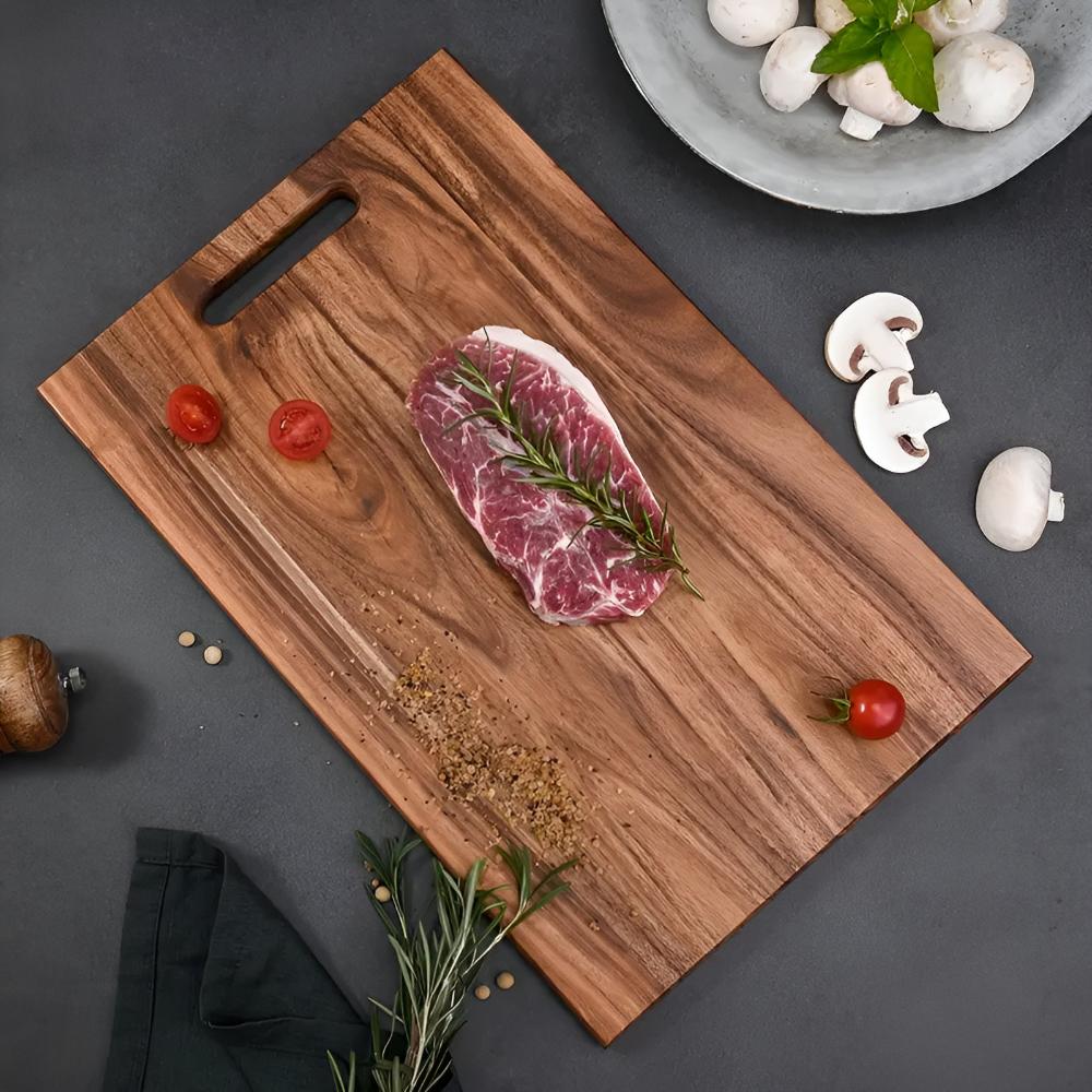 BowLift | AuriWood Acacia Wooden Cutting Board with Handle