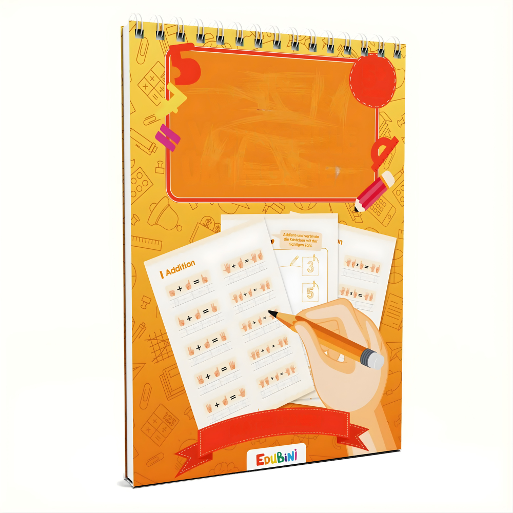 BowLift | Preschool Workbook Reusable Practice Booklets Learn Letters Numbers
