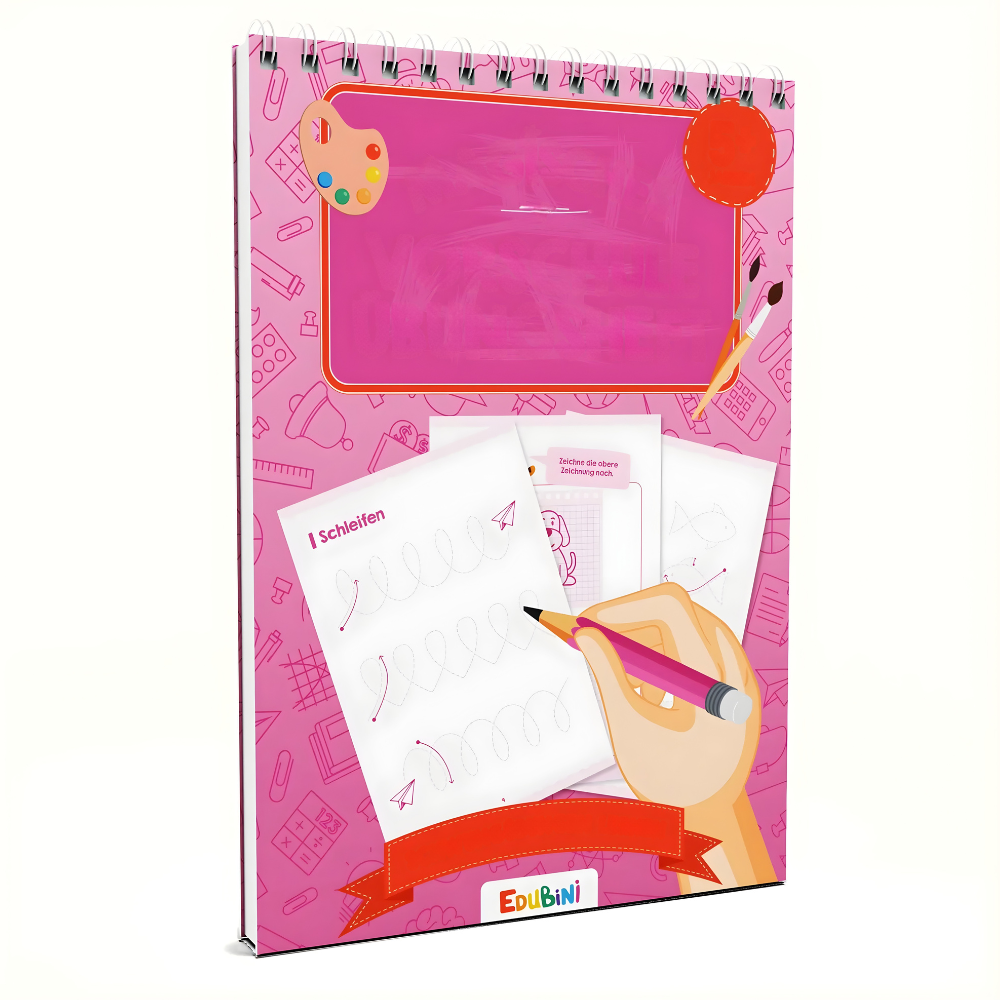 BowLift | Preschool Workbook Reusable Practice Booklets Learn Letters Numbers