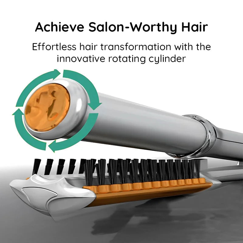 BowLift | Professional 2 in 1 Rotating Iron Hair Brush