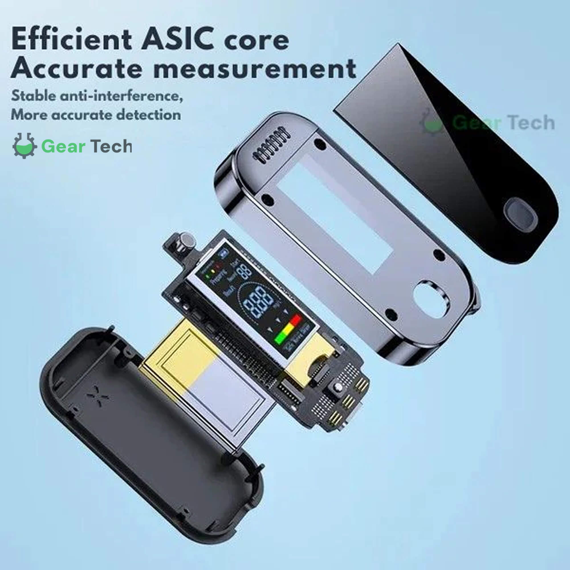 BowLift | Professional Breathalyzer Alcohol Meter | High-Precision, Contactless Design & Ideal for Home, Camping, or Safe Driving