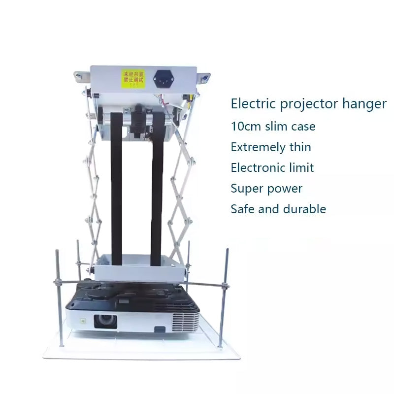 BowLift | Wireless Remote Control Ceiling Hidden Mount Projector Motorized Lift Projector Lift Cinema Hall School