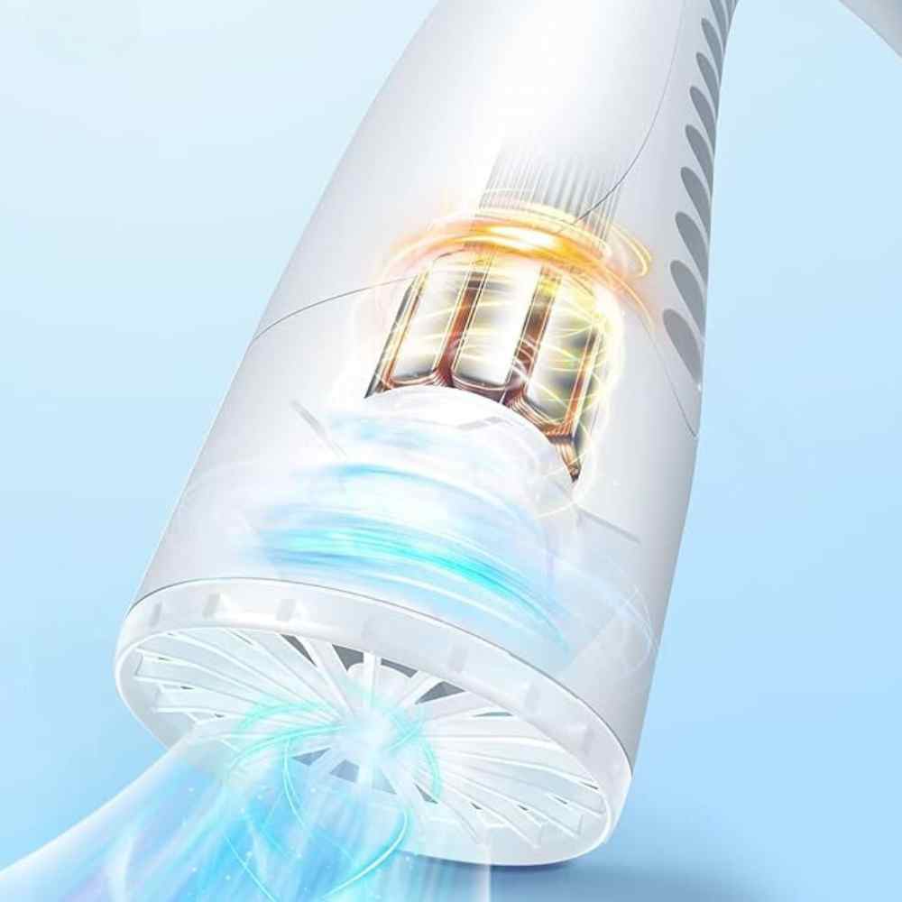 BowLift | Bladeless Portable Neck Fan with 3 Speed Silent Cooling 4000 mAh Rechargeable