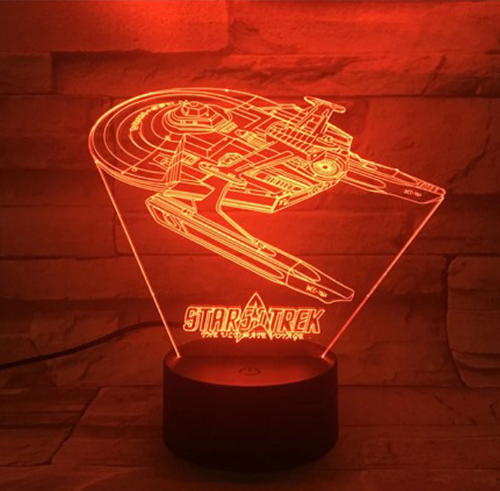 BowLift | Star Trek 3D optical illusion lamp