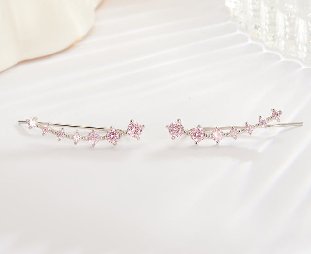 BowLift | Glamour | Shiny Zircon 925 Sterling Silver Earring