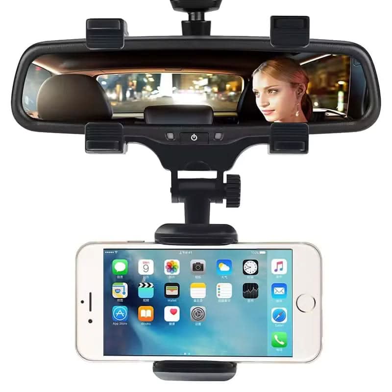 BowLift | Rearview Mirror Phone Mount for Safe & Comfortable Driving