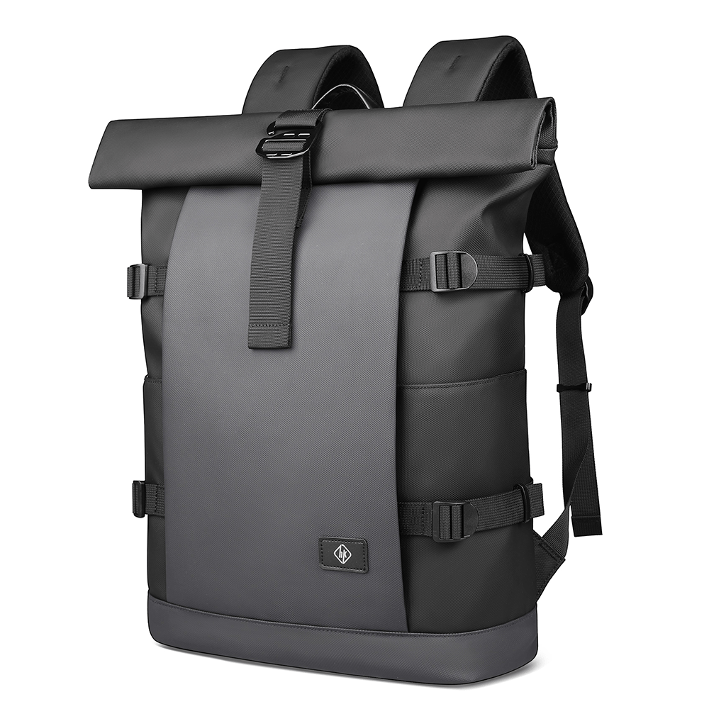 BowLift | Expandable outdoor backpack with laptop compartment, rolltop & theft protection