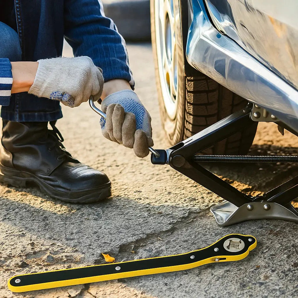 BowLift | Ratchet Wrench for Jack – Energy Saving Tool