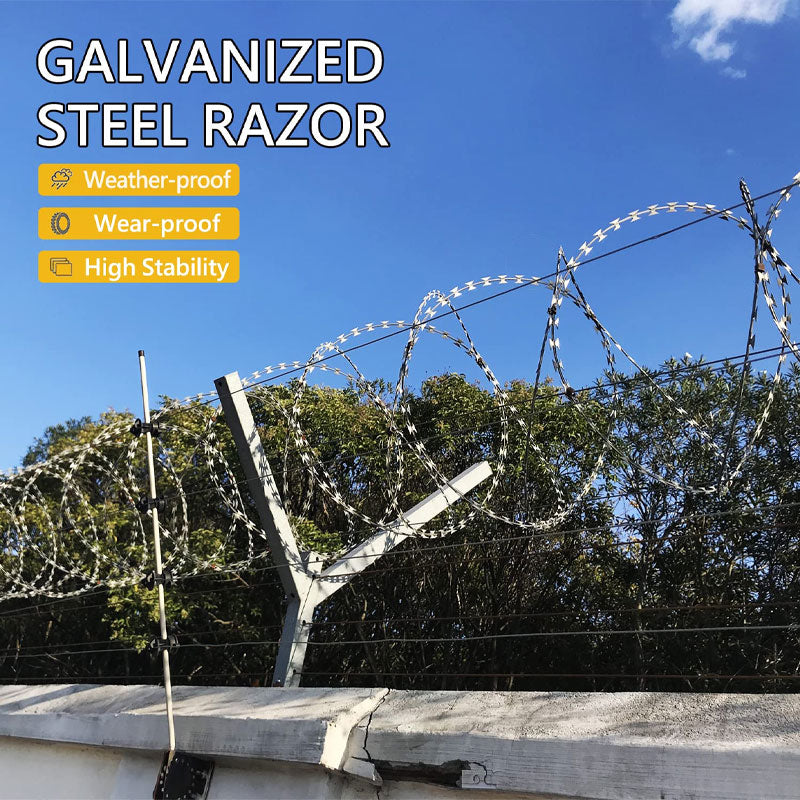 BowLift | Stainless Steel Blade, Barbed Wire Galvanized Iron, Fence Anti-Theft Anti-Climbing Anti-Theft Thorns