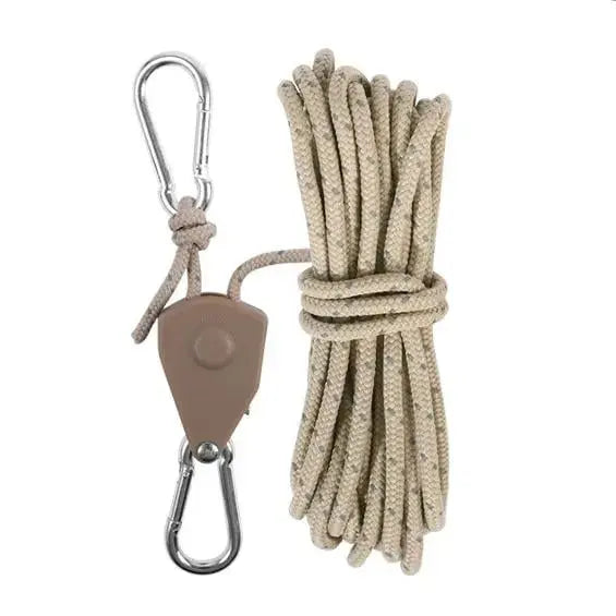 BowLift | Windproof Outdoor Rope – 5 m Reflective Nylon with Carabiner