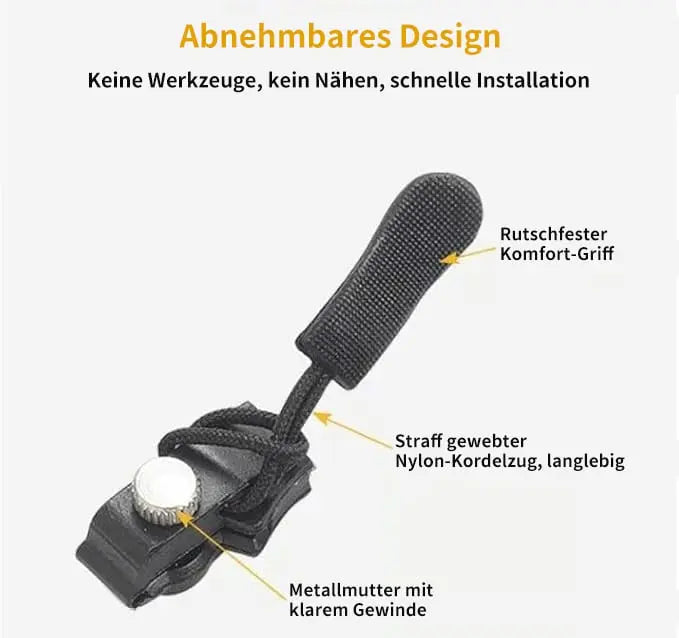 BowLift | Zipper Slider Repair Kit – Universal & Durable Made of Metal