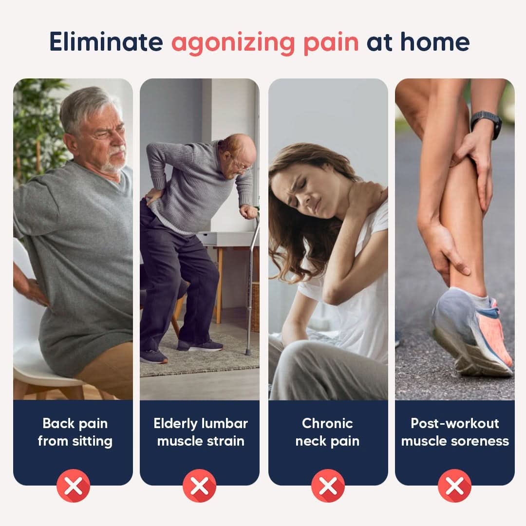 BowLift | Deep tissue massager with heat therapy & 16 rotating nodes