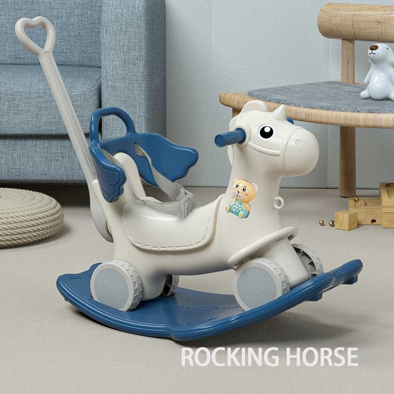 BowLift | Wooden Rocking Horse For Children, Dual-Purpose Baby Rocking Chair, Yo-Yo Car